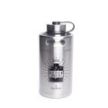 Manna Manna 6407266 64 oz Silver Stainless Steel - Home Brew Keg Growler Water Bottle BPA Free 6407266